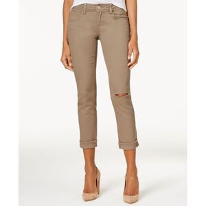 Dollhouse Juniors Colored Ripped Cropped Jeans